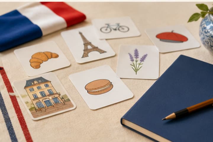 Learning materials for french