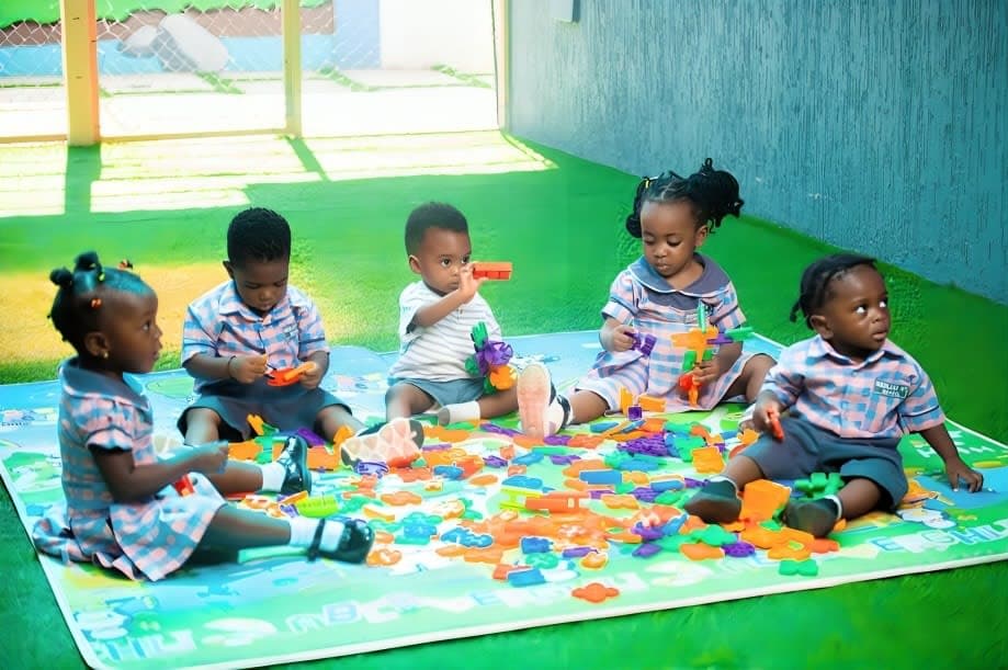 Happy young pupils at Kedland International School